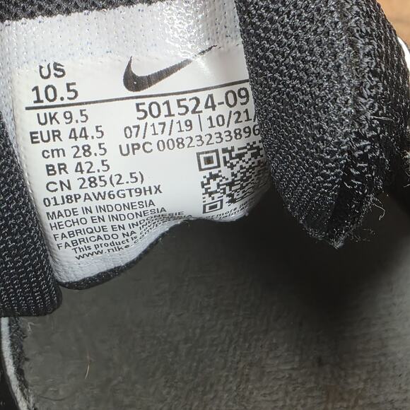 Nike Shox NZ Mens Black And White Size 10.5 Shoes Sneakers 501524-091 - Picture 10 of 10